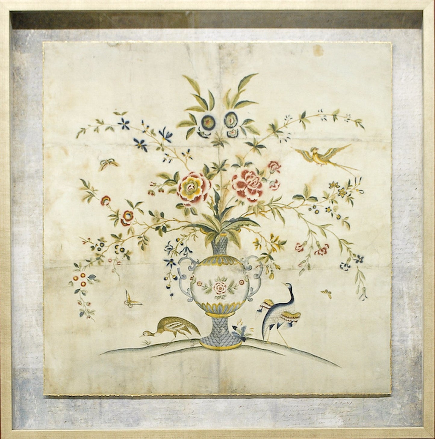 Print Chinoiserie In Blue