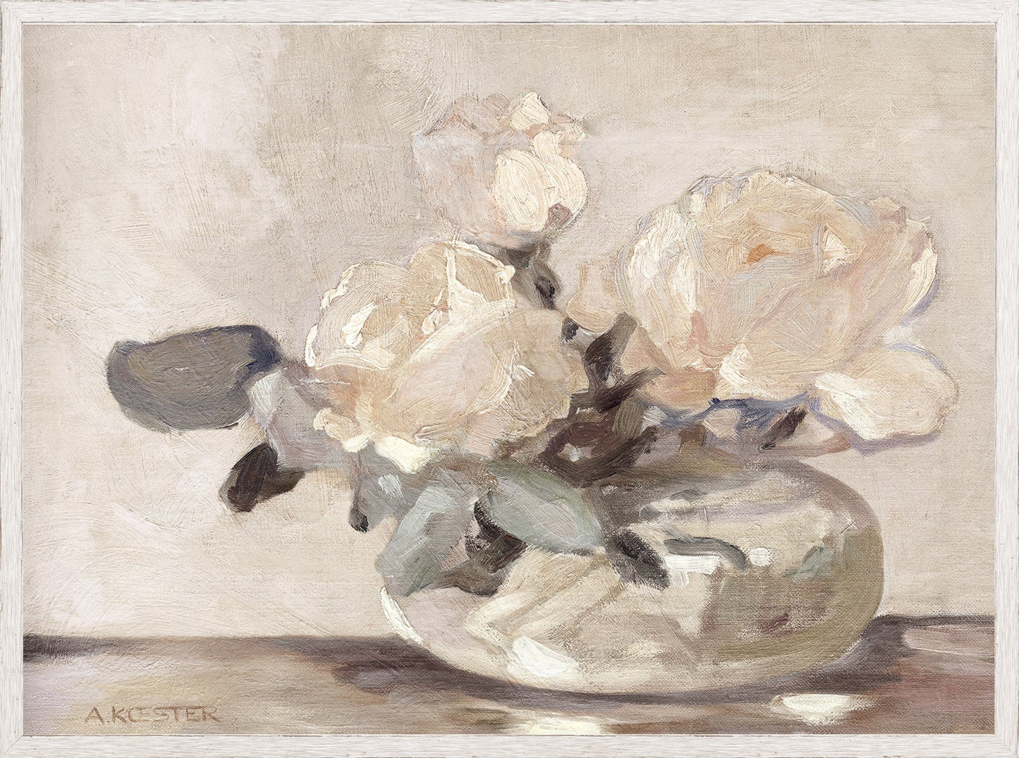 Print Country Rose Posy C. 1932 - Mid