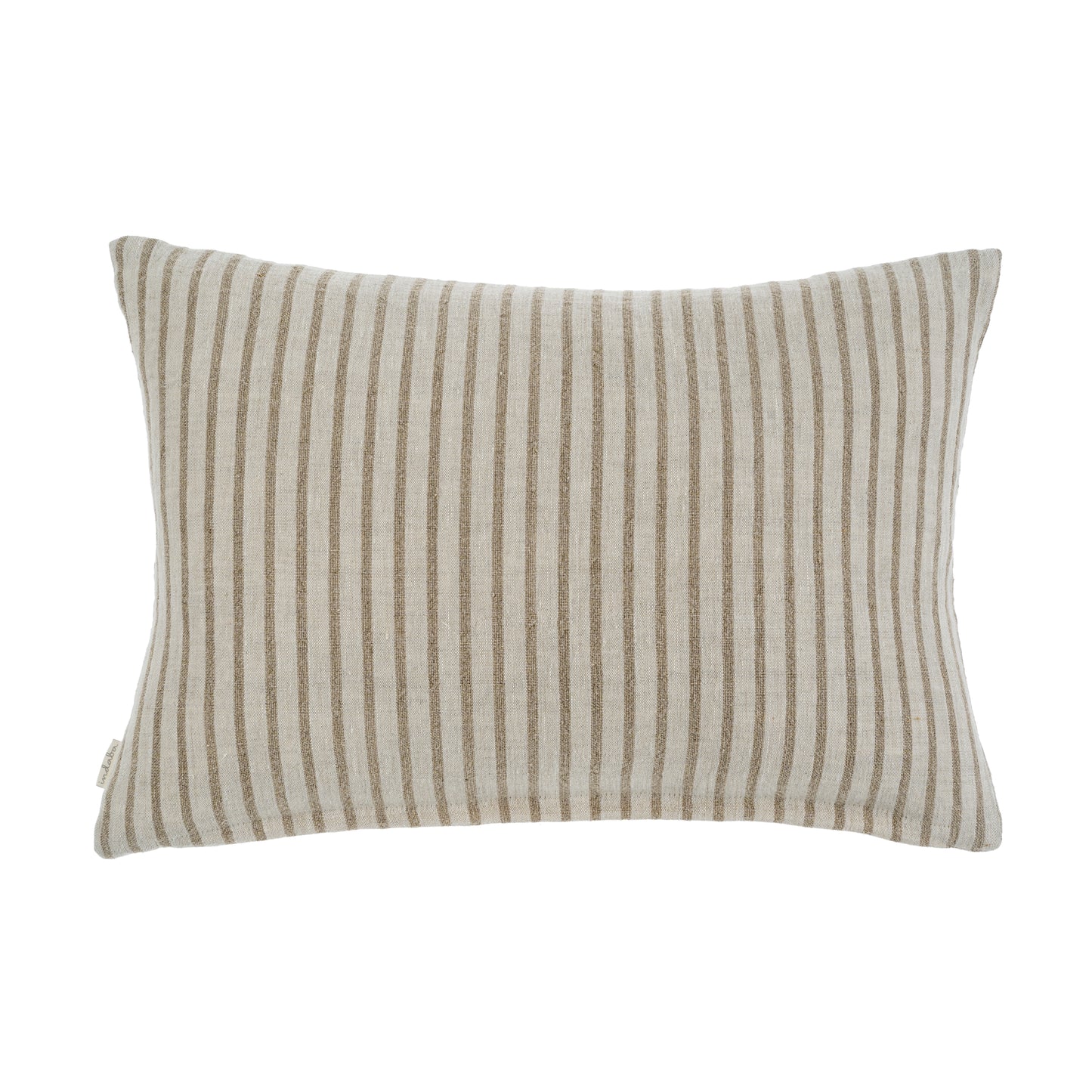 Stripe Linen Pillow Natural 16x24"