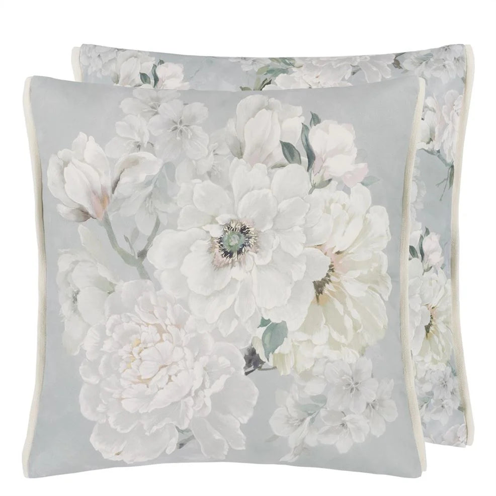 Toss Cushion Fleur Blanche Platinum