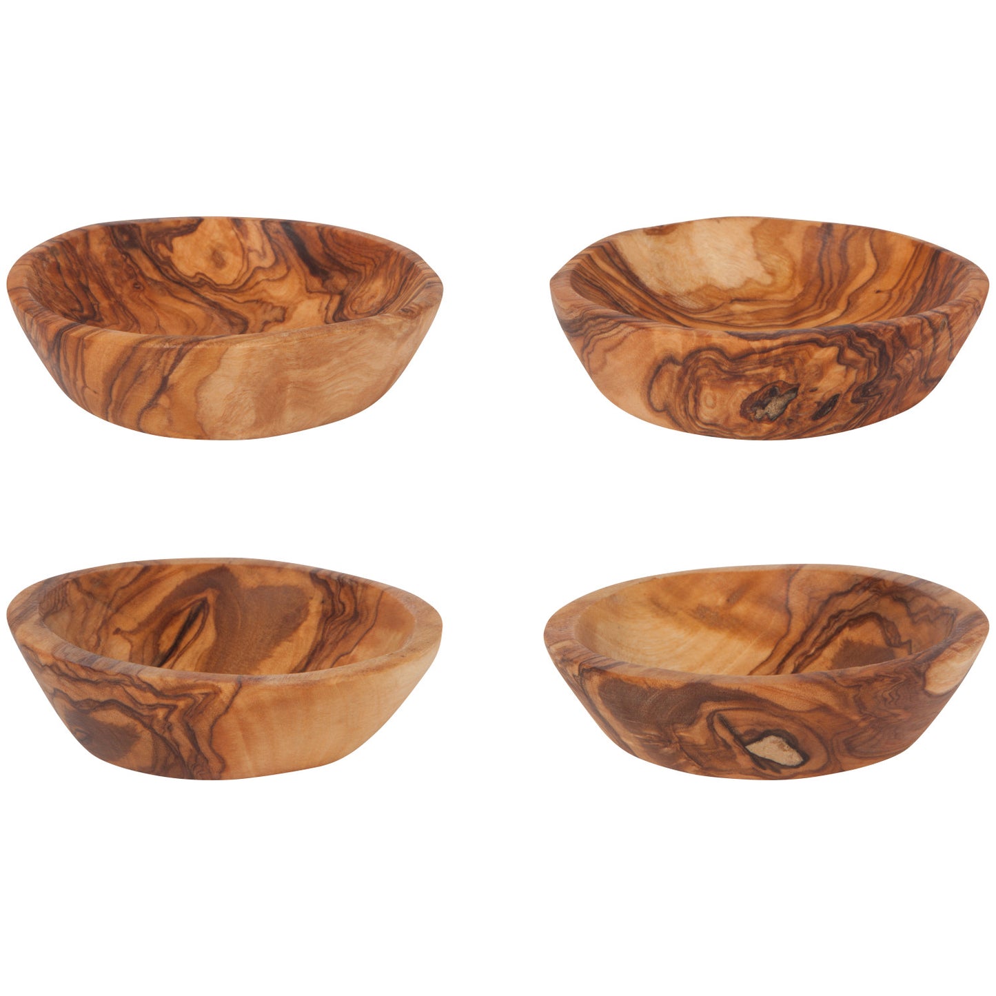 Pinch Bowl S/4 Olive Wood