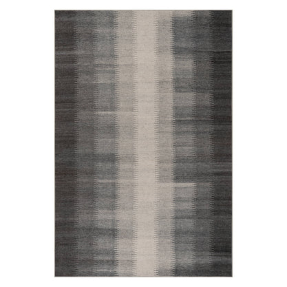 Rug Washable Ronan Ikat Black