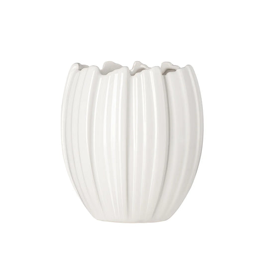 Vase Crocus Ceramic White
