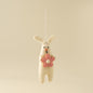 Blossom Bunny Felt Ornament