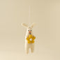 Blossom Bunny Felt Ornament