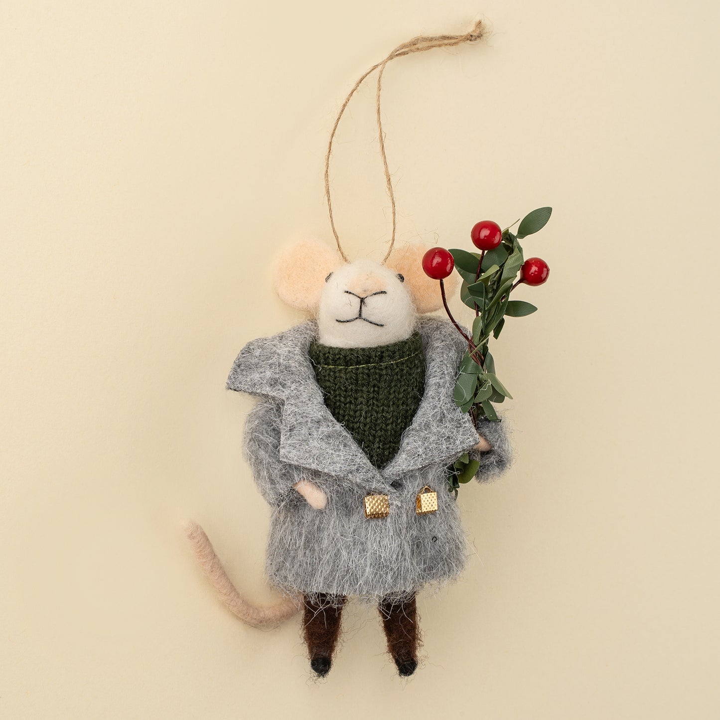 Ornament Felt Mouse