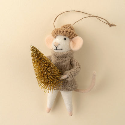 Ornament Felt Mouse