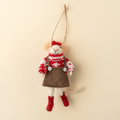 Ornament Felt Mouse