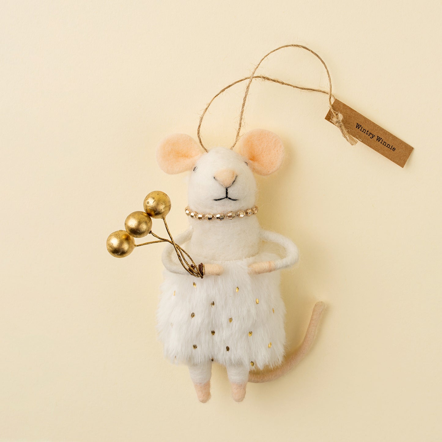 Ornament Felt Mouse