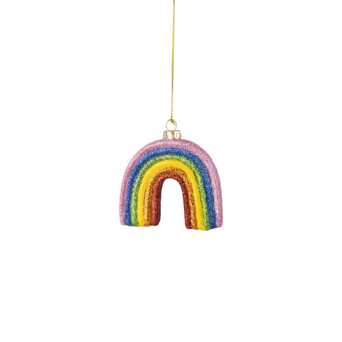 Ornament Rainbow Glitter