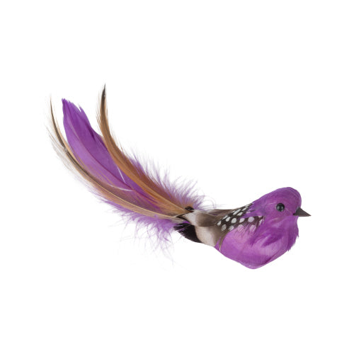 Ornament Clip Purple Bird