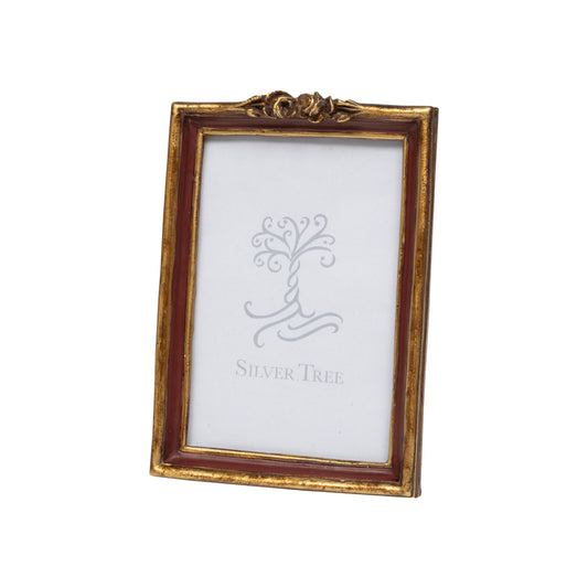 Mini Resin Picture Frame w/ Flower