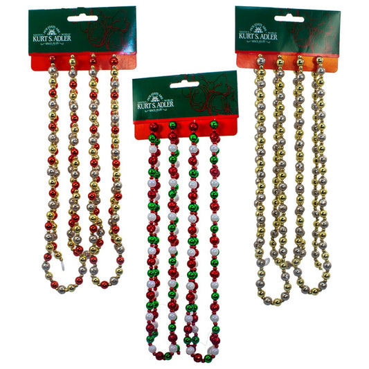 Garland Bead Kurt Adler 72"