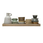 Stoneware Vases and Planters with Wood Tray