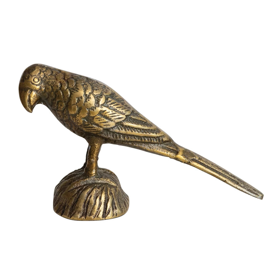 Aluminum Bird Antique Gold