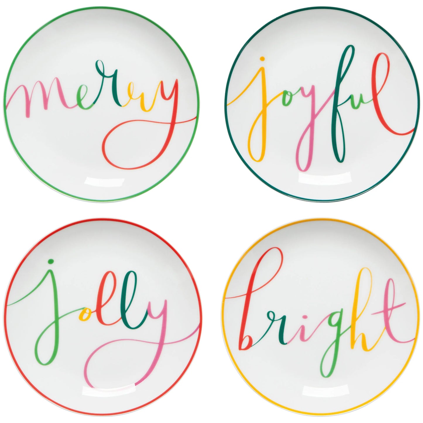 Appie Plates Set 4 Christmas