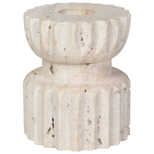 Candle Holder Iona Travertine