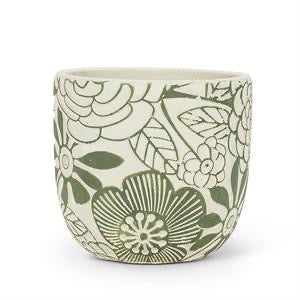 Green Flower Planter