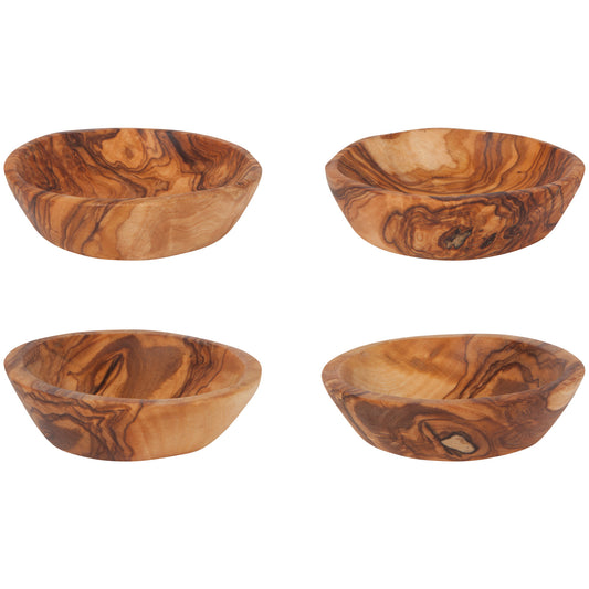 Pinch Bowl S/4 Olive Wood