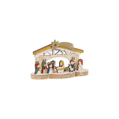 Nativity Scene Wooden