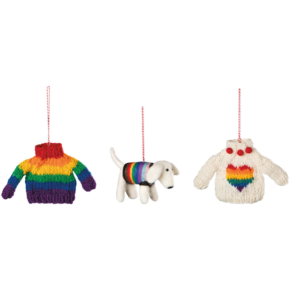 Ornament Love is Love Wool 3 Styles