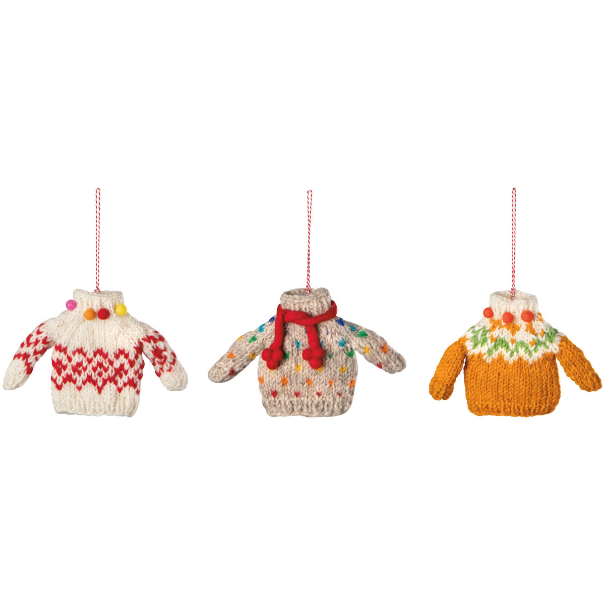 Ornament Sweater Party Wool 3 Styles