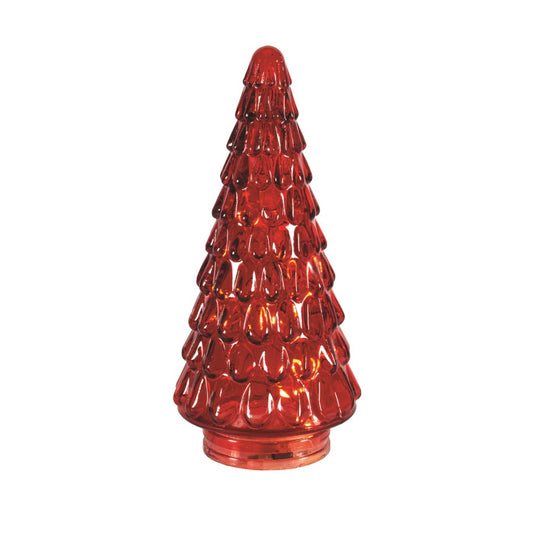 Tree Round Glass w/LED