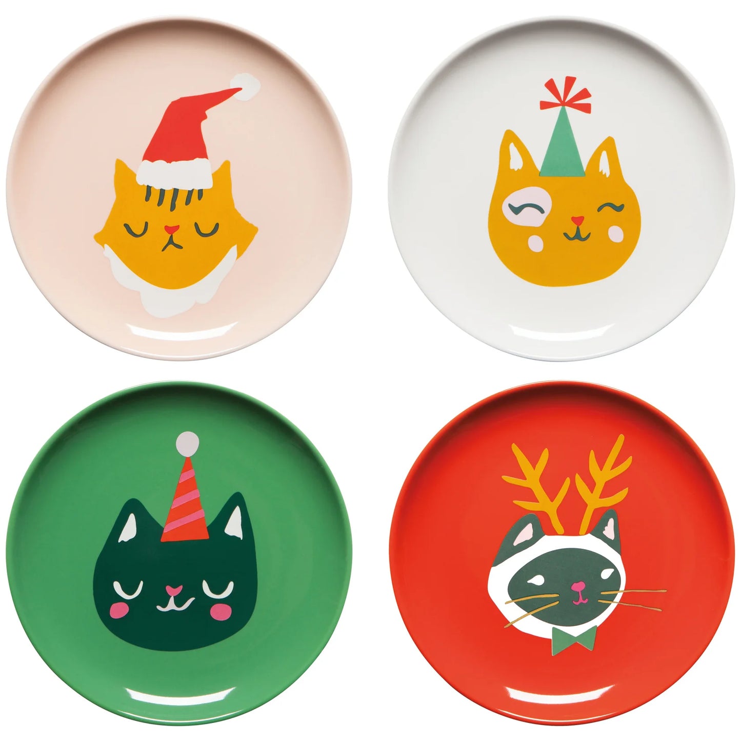 Appie Plates Set 4 Christmas