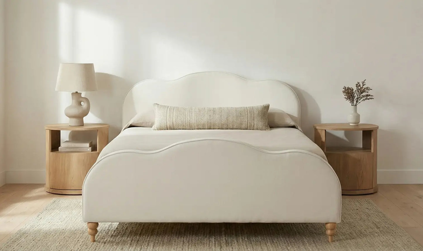 Bed Jacqueline Cream