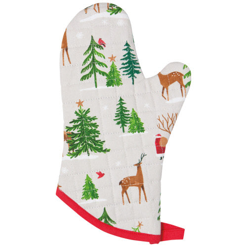 Apron and Oven Mitt Christmas