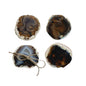 Coasters Brown Agate S/4