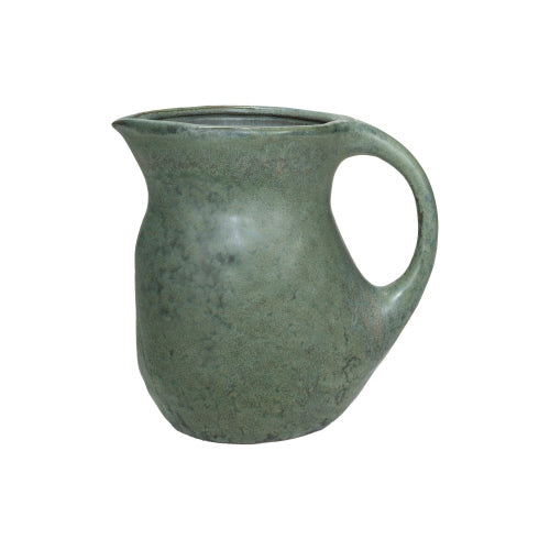 Pitcher Teal Quart Stoneware l