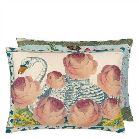Photo of Toss Cushion Swan Floral