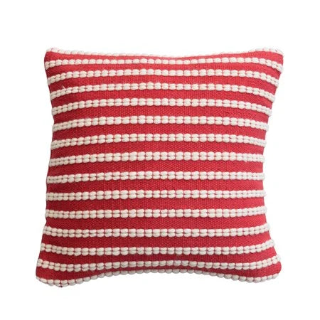 Photo of Striped Red/White Pillow