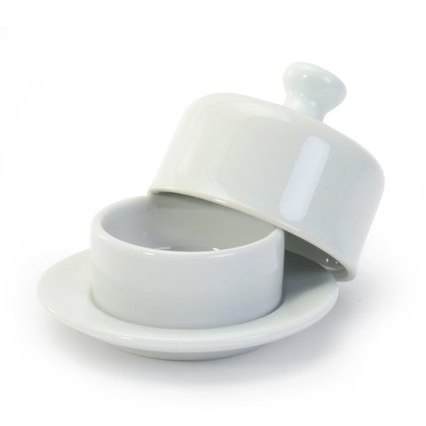 Photo of Round Butter Dish w/Cover 3.5