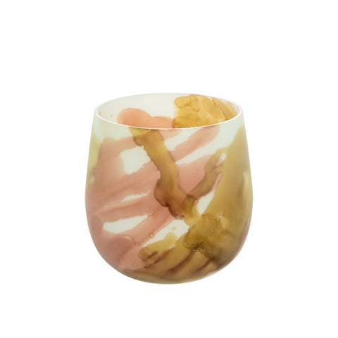 Photo of Votive Marble Pink/Gold L