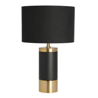 Photo of Loris Brass/Black Table Lamp