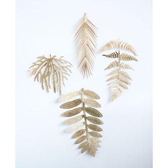 Photo of Leaf Metal Antique Brass 4 Styles