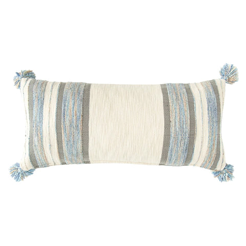 Photo of Lumbar Pillow Cotton Wood Striped