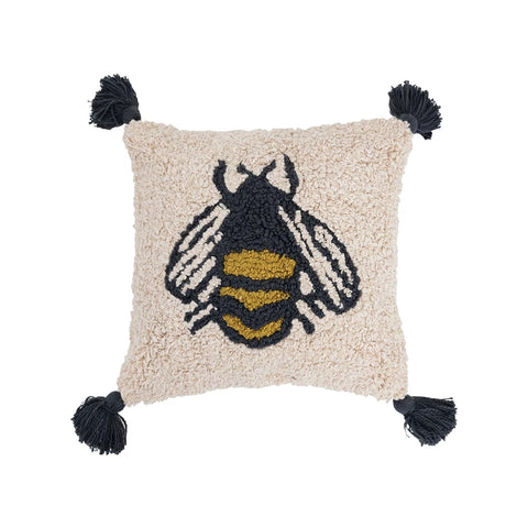 Photo of Pillow W/Bees & Tassels