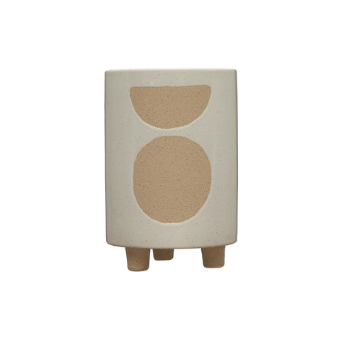 Photo of Stoneware Footed Planter