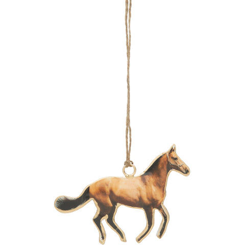 Photo of Ornament Horse Gold Trim