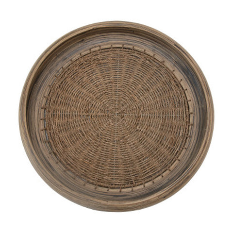 Photo of Bamboo Seagrass Tray W/Handles