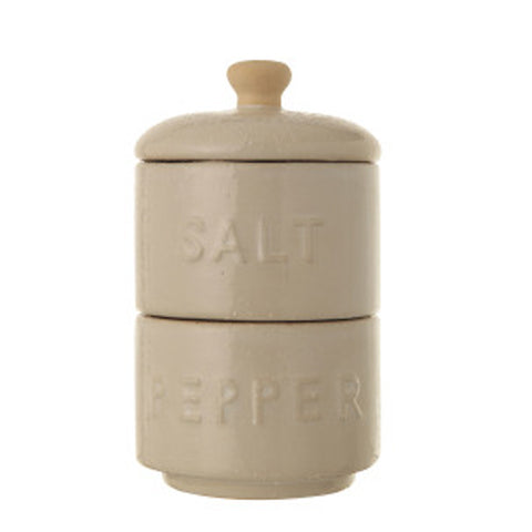 Photo of Salt & Pepper Stackable w/Lid